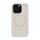 Per iPhone 16 Pro Custodia magnetica in silicone Magsafe (bianca)