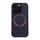 Per iPhone 16 Pro Custodia magnetica in silicone Magsafe (viola scuro)