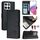 Per Honor X8c 4G Global Cat Rat Embossed Pattern RFID Custodia in pelle per telefono con cordino (nero)