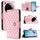 Per Xiaomi 15 Ultra Rhombic Texture Flip Custodia in pelle per telefono con cordino (rosa) Per Xiaomi 15 Ultra Rhombic Texture Flip Custodia in pelle per telefono con cordino (rosa)