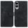 Per Samsung Galaxy S25 Edge 5G Custodia per telefono in pelle goffrata a sette forme (nera) Per Samsung Galaxy S25 Edge 5G Custodia per telefono in pelle goffrata a sette forme (nera)