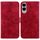 Per Samsung Galaxy S25 Edge 5G Custodia per telefono in pelle goffrata Lily (rosso) Per Samsung Galaxy S25 Edge 5G Custodia per telefono in pelle goffrata Lily (rosso)