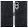 Per Samsung Galaxy S25 Edge 5G Custodia per telefono in pelle goffrata Lily (nero) Per Samsung Galaxy S25 Edge 5G Custodia per telefono in pelle goffrata Lily (nero)