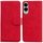 Per Samsung Galaxy S25 Edge 5G Custodia in pelle Flip Pure Color Skin Feel (rosso) Per Samsung Galaxy S25 Edge 5G Custodia in pelle Flip Pure Color Skin Feel (rosso)