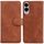 Per Samsung Galaxy S25 Edge 5G Custodia in pelle con chiusura a scatto e colore puro (marrone) Per Samsung Galaxy S25 Edge 5G Custodia in pelle con chiusura a scatto e colore puro (marrone)