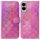 Per Samsung Galaxy S25 Edge 5G Custodia per telefono in pelle con fibbia magnetica colorata (rosa) Per Samsung Galaxy S25 Edge 5G Custodia per telefono in pelle con fibbia magnetica colorata (rosa)