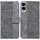 Per Samsung Galaxy S25 Edge 5G Custodia per telefono in pelle con motivo geometrico in rilievo (grigio) Per Samsung Galaxy S25 Edge 5G Custodia per telefono in pelle con motivo geometrico in rilievo (grigio)
