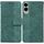 Per Samsung Galaxy S25 Edge 5G Custodia per telefono in pelle con motivo geometrico in rilievo (verde) Per Samsung Galaxy S25 Edge 5G Custodia per telefono in pelle con motivo geometrico in rilievo (verde)