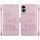 Per Samsung Galaxy S25 Edge 5G Custodia per telefono in pelle RFID con simpatici gatti (oro rosa) Per Samsung Galaxy S25 Edge 5G Custodia per telefono in pelle RFID con simpatici gatti (oro rosa)