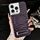 Per iPhone 16 Pro Pebble Pattern PU MagSafe Custodia per telefono con supporto (viola) Per iPhone 16 Pro Pebble Pattern PU MagSafe Custodia per telefono con supporto (viola)