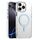 Per iPhone 16 Pro Max Custodia magnetica per telefono MagSafe in TPU ibrido PC ad alta trasparenza (blu cielo) Per iPhone 16 Pro Max Custodia magnetica per telefono MagSafe in TPU ibrido PC ad alta trasparenza (blu cielo)