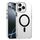 Per iPhone 16 Pro Custodia magnetica per telefono MagSafe in TPU ibrido PC ad alta trasparenza (nero) Per iPhone 16 Pro Custodia magnetica per telefono MagSafe in TPU ibrido PC ad alta trasparenza (nero)