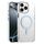 Per iPhone 16 Pro Custodia magnetica per telefono MagSafe in TPU ibrido PC ad alta trasparenza (blu cielo) Per iPhone 16 Pro Custodia magnetica per telefono MagSafe in TPU ibrido PC ad alta trasparenza (blu cielo)