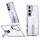 Per Samsung Galaxy S23 FE 5G Star Shine Series TPU + PC MagSafe Custodia per telefono con supporto pieghevole (trasparente) Per Samsung Galaxy S23 FE 5G Star Shine Series TPU + PC MagSafe Custodia per telefono con supporto pieghevole (trasparente)
