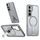 Per Samsung Galaxy S23 FE 5G Star Shine Series TPU + PC MagSafe Custodia per telefono con supporto pieghevole (grigio) Per Samsung Galaxy S23 FE 5G Star Shine Series TPU + PC MagSafe Custodia per telefono con supporto pieghevole (grigio)
