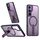 Per Samsung Galaxy S23 FE 5G Star Shine Series TPU + PC MagSafe Custodia per telefono con supporto pieghevole (viola) Per Samsung Galaxy S23 FE 5G Star Shine Series TPU + PC MagSafe Custodia per telefono con supporto pieghevole (viola)