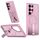 Per Samsung Galaxy S24 Ultra 5G Star Shine Series TPU + PC MagSafe Custodia per telefono con supporto pieghevole (rosa) Per Samsung Galaxy S24 Ultra 5G Star Shine Series TPU + PC MagSafe Custodia per telefono con supporto pieghevole (rosa)