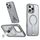 Per iPhone 16 Pro Max Star Shine Series TPU + PC MagSafe Custodia per telefono con supporto pieghevole (grigio) Per iPhone 16 Pro Max Star Shine Series TPU + PC MagSafe Custodia per telefono con supporto pieghevole (grigio)