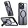 Per iPhone 16 Pro Max Star Shine Series TPU + PC MagSafe Custodia per telefono con supporto pieghevole (nero) Per iPhone 16 Pro Max Star Shine Series TPU + PC MagSafe Custodia per telefono con supporto pieghevole (nero)