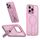 Per iPhone 15 Pro Max Star Shine Series TPU + PC MagSafe Custodia per telefono con supporto pieghevole (rosa) Per iPhone 15 Pro Max Star Shine Series TPU + PC MagSafe Custodia per telefono con supporto pieghevole (rosa)