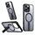 Per iPhone 15 Pro Max Star Shine Series TPU + PC MagSafe Custodia per telefono con supporto pieghevole (nero) Per iPhone 15 Pro Max Star Shine Series TPU + PC MagSafe Custodia per telefono con supporto pieghevole (nero)