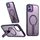 Per iPhone 12 Star Shine Series TPU + PC MagSafe Custodia per telefono con supporto pieghevole (viola) Per iPhone 12 Star Shine Series TPU + PC MagSafe Custodia per telefono con supporto pieghevole (viola)