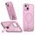 Per iPhone 14 Plus Star Shine Series TPU + PC MagSafe Custodia per telefono con supporto pieghevole (rosa) Per iPhone 14 Plus Star Shine Series TPU + PC MagSafe Custodia per telefono con supporto pieghevole (rosa)
