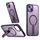 Per iPhone 14 Star Shine Series TPU + PC MagSafe Custodia per telefono con supporto pieghevole (viola) Per iPhone 14 Star Shine Series TPU + PC MagSafe Custodia per telefono con supporto pieghevole (viola)
