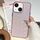 Per iPhone 14/13 Custodia per telefono in TPU ibrido IMD 3D Heart (viola)