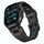 Per Apple Watch 46mm / 49mm / 45mm / 44mm Connettore in acciaio inossidabile Cinturino per orologio in TPU con grana verticale (nero) Per Apple Watch 46mm / 49mm / 45mm / 44mm Connettore in acciaio inossidabile Cinturino per orologio in TPU con grana verticale (nero)