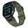 Per Apple Watch 46mm / 49mm / 45mm / 44mm Connettore in acciaio inossidabile Cinturino per orologio in TPU con grana verticale (verde militare) Per Apple Watch 46mm / 49mm / 45mm / 44mm Connettore in acciaio inossidabile Cinturino per orologio in TPU con grana verticale (verde militare)