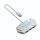Hub USB 2.0 7 in 1 Splitter con luce ambientale colorata Docking Station di tipo C Adattatore multiporta per laptop, specifiche: 1,2 m (bianco)