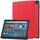 Per Amazon Fire Max 11 Custer Pure Color 3-Fold Holder Custodia per tablet in pelle intelligente (rosso) Per Amazon Fire Max 11 Custer Pure Color 3-Fold Holder Custodia per tablet in pelle intelligente (rosso)