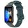 Per Huawei Band 8 Sports Rainbow Dots Cinturino in silicone (verde scuro)