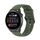 Per Huawei Watch 4 / Watch 4 Pro cinturino con fibbia nera in acciaio inossidabile in silicone tinta unita (verde scuro) Per Huawei Watch 4 / Watch 4 Pro cinturino con fibbia nera in acciaio inossidabile in silicone tinta unita (verde scuro)