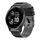 Per Garmin Forerunner 265S / 255S / Venu 2S Cinturino in silicone bicolore intrecciato da 18 mm (grigio nero) Per Garmin Forerunner 265S / 255S / Venu 2S Cinturino in silicone bicolore intrecciato da 18 mm (grigio nero)