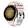 Per Garmin Forerunner 265S / 255S / Venu 2S Cinturino in silicone bicolore intrecciato da 18 mm (rosa chiaro bianco) Per Garmin Forerunner 265S / 255S / Venu 2S Cinturino in silicone bicolore intrecciato da 18 mm (rosa chiaro bianco)