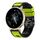 Per Garmin Forerunner 265S / 255S / Venu 2S Cinturino in silicone bicolore intrecciato da 18 mm (nero lime) Per Garmin Forerunner 265S / 255S / Venu 2S Cinturino in silicone bicolore intrecciato da 18 mm (nero lime)