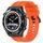 Per Huawei Watch Ultimate Long & Short Sports Set di cinturini in silicone tinta unita (arancione) Per Huawei Watch Ultimate Long & Short Sports Set di cinturini in silicone tinta unita (arancione)
