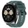 Per Huawei Watch GT3 46mm Set di cinturini sportivi in silicone tinta unita lunghi e corti (verde oliva) Per Huawei Watch GT3 46mm Set di cinturini sportivi in silicone tinta unita lunghi e corti (verde oliva)