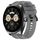 Per Huawei Watch GT3 46mm Set di cinturini sportivi in silicone tinta unita lunghi e corti (grigio) Per Huawei Watch GT3 46mm Set di cinturini sportivi in silicone tinta unita lunghi e corti (grigio)