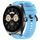 Per Huawei Watch GT3 46mm Set di cinturini sportivi in silicone tinta unita lunghi e corti (blu cielo) Per Huawei Watch GT3 46mm Set di cinturini sportivi in silicone tinta unita lunghi e corti (blu cielo)