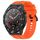 Per Huawei Watch GT3 SE Set di cinturini sportivi in silicone tinta unita lunghi e corti (arancione) Per Huawei Watch GT3 SE Set di cinturini sportivi in silicone tinta unita lunghi e corti (arancione)
