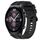 Per Huawei Watch 3 Set di cinturini per orologio in silicone tinta unita sportivi lunghi e corti (nero) Per Huawei Watch 3 Set di cinturini per orologio in silicone tinta unita sportivi lunghi e corti (nero)