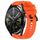 Per Huawei Watch GT Runner Set di cinturini sportivi in silicone tinta unita lunghi e corti (arancione) Per Huawei Watch GT Runner Set di cinturini sportivi in silicone tinta unita lunghi e corti (arancione)