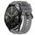 Per Huawei Watch GT Runner Set di cinturini sportivi in silicone tinta unita lunghi e corti (grigio) Per Huawei Watch GT Runner Set di cinturini sportivi in silicone tinta unita lunghi e corti (grigio)