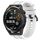 Per Huawei Watch Buds Long & Short Sports Set di cinturini in silicone tinta unita (bianco) Per Huawei Watch Buds Long & Short Sports Set di cinturini in silicone tinta unita (bianco)