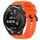 Per Huawei Watch Buds Long & Short Sports Set di cinturini in silicone tinta unita (arancione) Per Huawei Watch Buds Long & Short Sports Set di cinturini in silicone tinta unita (arancione)