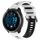 Per Garmin Forerunner 965 Cinturino sportivo in silicone bicolore (bianco + nero) Per Garmin Forerunner 965 Cinturino sportivo in silicone bicolore (bianco + nero)