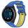 Per Garmin Forerunner 965 Cinturino sportivo in silicone bicolore (blu + giallo) Per Garmin Forerunner 965 Cinturino sportivo in silicone bicolore (blu + giallo)